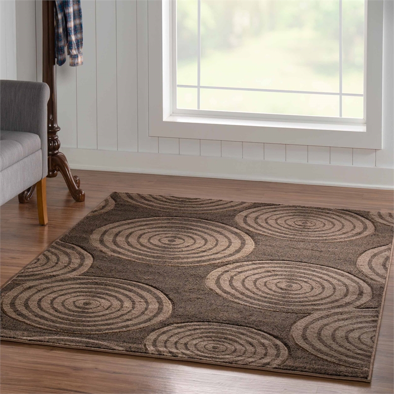 Riverbay Furniture Transitional Machine Made Polypropylene 5'x7'6