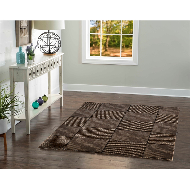Riverbay Furniture Transitional Machine Made Polypropylene 5'x7'6