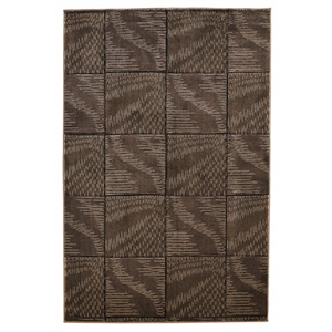 Riverbay Furniture Transitional Machine Made Polypropylene 8'x10'4&quot Rug in Brown