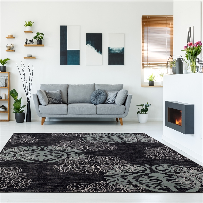 Riverbay Furniture Transitional Machine Made Polypropylene 8'x10'4