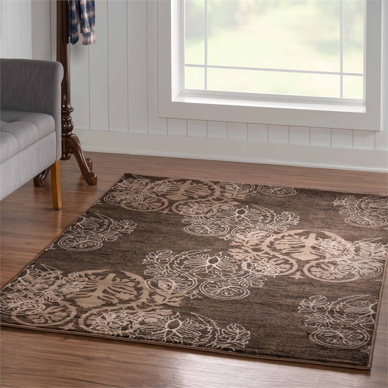 Riverbay Furniture Transitional Machine Made Polypropylene 5'x7'6