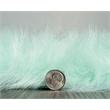 Riverbay Furniture Transitional Faux Fur Tufted Acrylic 5'x7' Rug in Blue