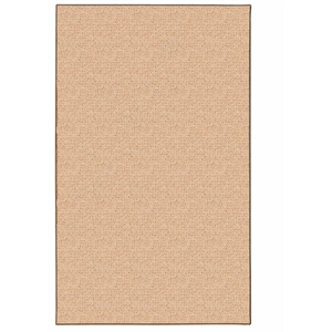 Riverbay Furniture Transitional Hand Tufted Wool 2'6&quotx9' Rug in Natural