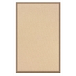 Riverbay Furniture Transitional Machine Tufted Wool 4'x6' Rug in Natural/Beige
