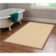 Riverbay Furniture Transitional Machine Tufted Wool 4'x6' Rug in Natural/Beige