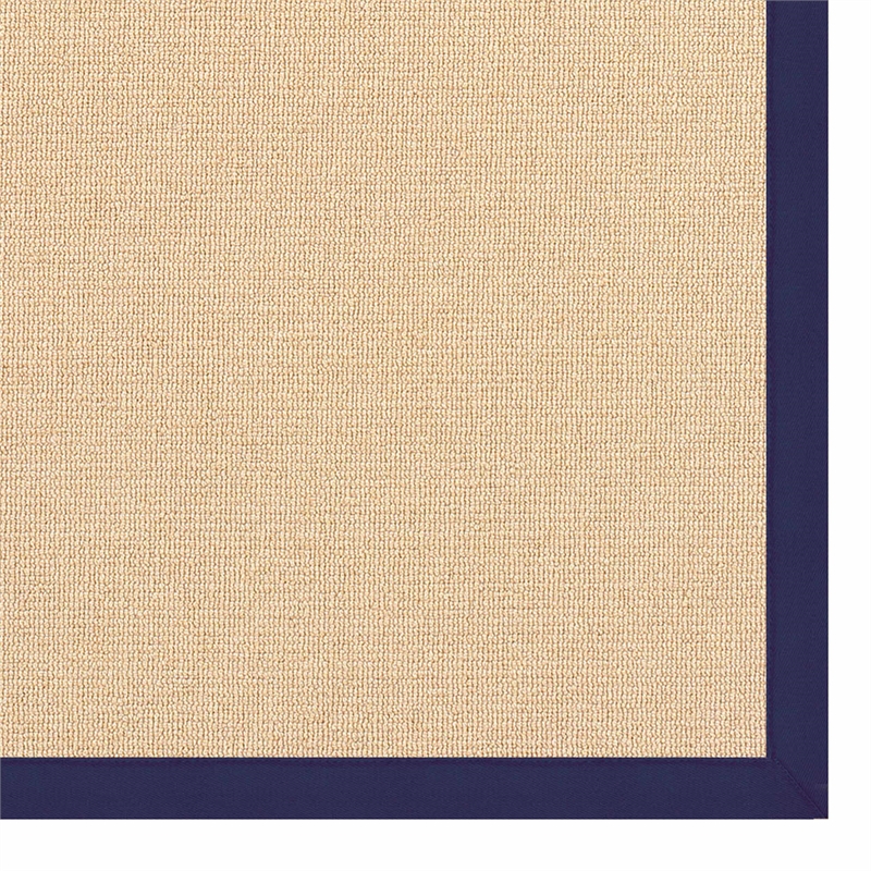 Riverbay Furniture Transitional Machine Tufted Wool 4'x6' Rug in Blue