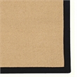Riverbay Furniture Transitional Machine Tufted Wool 8'x11' Rug in Sisal/Black