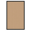 Riverbay Furniture Transitional Machine Tufted Wool 8'x11' Rug in Sisal/Black