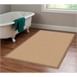 Riverbay Furniture Transitional Machine Tufted Wool 4'x6' Rug in Sisal and Beige