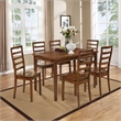 Riverbay Furniture Transitional Machine Tufted Wool 8'x11' Rug in Sisal/Brown