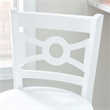 Riverbay Furniture Transitional Solid Wood Set of Two Barstools in White