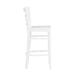 Riverbay Furniture Transitional Solid Wood Set of Two Barstools in White