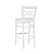 Riverbay Furniture Transitional Solid Wood Set of Two Barstools in White