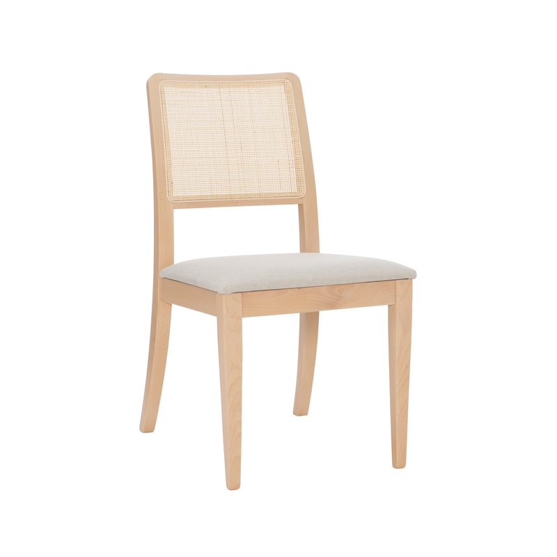 Riverbay Furniture Traditional Beech Wood Chair in Natural