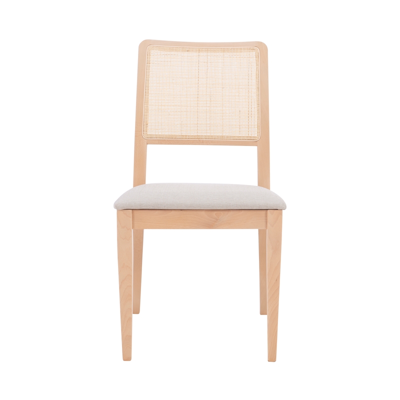 Riverbay Furniture Traditional Beech Wood Chair in Natural