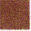 Riverbay Furniture Transitional Shag Polyester 8'x10' Rug in Pink and Green