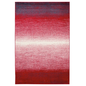 Riverbay Furniture Transitional Polypropylene 8'x10' Rug in Red and Ivory