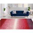 Riverbay Furniture Transitional Polypropylene 8'x10' Rug in Red and Ivory