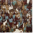 Riverbay Furniture Transitional Polypropylene 3'x5' Rug in Beige and Burgundy