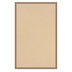 Riverbay Furniture Machine Tufted Wool 8'x11' Rug in Natural and Beige