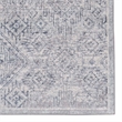 Riverbay Furniture Traditional Woven Polyester 5'x7' Rug in Gray