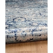 Riverbay Furniture Traditional Woven Polyester 5'x7' Rug in Blue