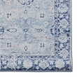 Riverbay Furniture Traditional Woven Polyester 5'x7' Rug in Blue
