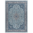 Riverbay Furniture Traditional Woven Polyester 5'x7' Rug in Blue