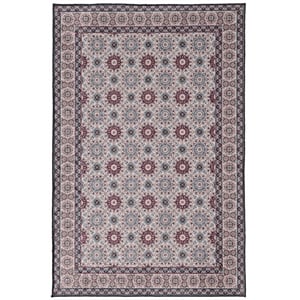 Riverbay Furniture Traditional Woven Polyester 3'3&quotx5' Rug Ivory