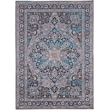 Riverbay Furniture Traditional Woven Polyester 5'x7' Rug in Gray