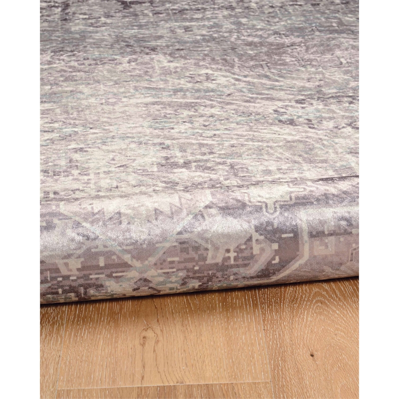 Riverbay Furniture Traditional Woven Polyester 5'x7' Rug in Ivory