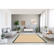 Riverbay Furniture Machine Tufted Wool 8'x11' Rug in Natural and Green
