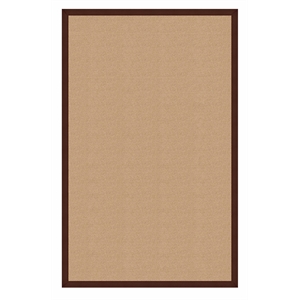 Riverbay Furniture Machine Tufted Wool 8'9&quotx12' Rug in Sisal and Brown