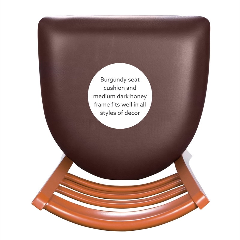 Riverbay Furniture Steel Brown Side Chair Rectangular Upholstered 18
