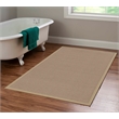 Riverbay Furniture Machine Tufted Wool 4'x6' Rug in Cork Brown and Beige