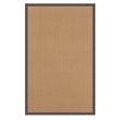 Riverbay Furniture Machine Tufted Wool 4'x6' Rug in Cork Brown and Slate