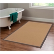 Riverbay Furniture Machine Tufted Wool 4'x6' Rug in Cork Brown and Slate