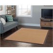 Riverbay Furniture Machine Tufted Wool 5'x8' Rug in Cork Brown and Slate