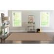 Riverbay Furniture Machine Tufted Wool 8'x11' Rug in Cork Brown and Beige