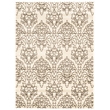 Riverbay Furniture Transitional Polypropylene 8'x10' Rug in Cream and Brown