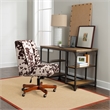 Riverbay Furniture Machine Tufted Wool 5'x8' Rug in Natural and Burnt Orange