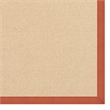 Riverbay Furniture Machine Tufted Wool 5'x8' Rug in Natural and Burnt Orange