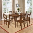 Riverbay Furniture Machine Tufted Wool 8'x11' Rug in Natural and Burnt Orange