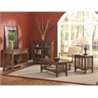 Riverbay Furniture Machine Tufted Wool 8'x11' Rug in Natural and Burnt Orange