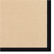 Riverbay Furniture Machine Tufted Wool 4'x6' Rug in Natural and Black Leather