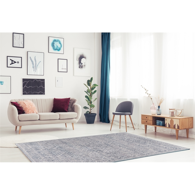 Riverbay Furniture Traditional Woven Polyester 6'7