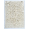 Riverbay Furniture Transitional Flokati Hand Woven Wool 6'x9' Rug in Natural