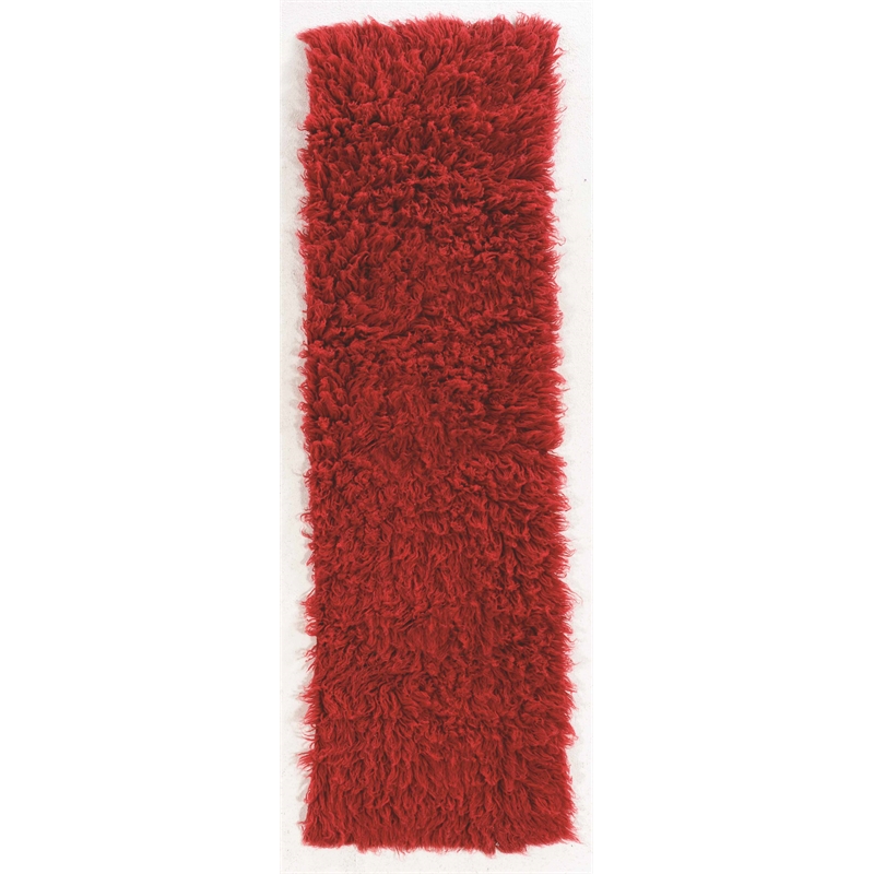 Riverbay Furniture Transitional Flokati Hand Woven Wool 2'4
