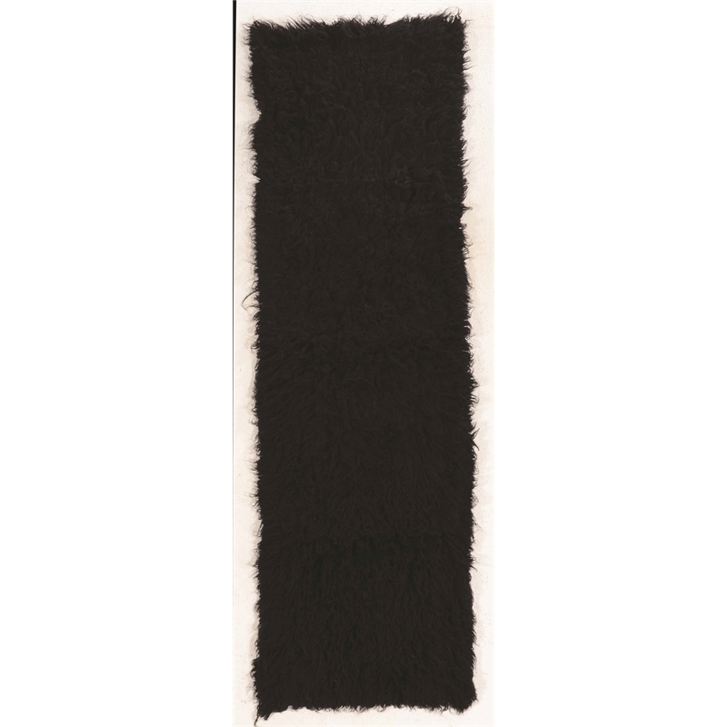 Riverbay Furniture Transitional Flokati Hand Woven Wool 2'4