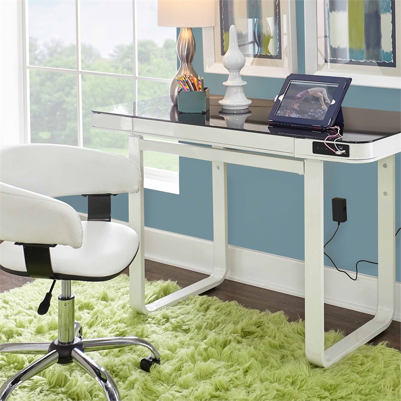 Riverbay Furniture Transitional Flokati Hand Woven Wool 5'x8' Rug in Lime Green